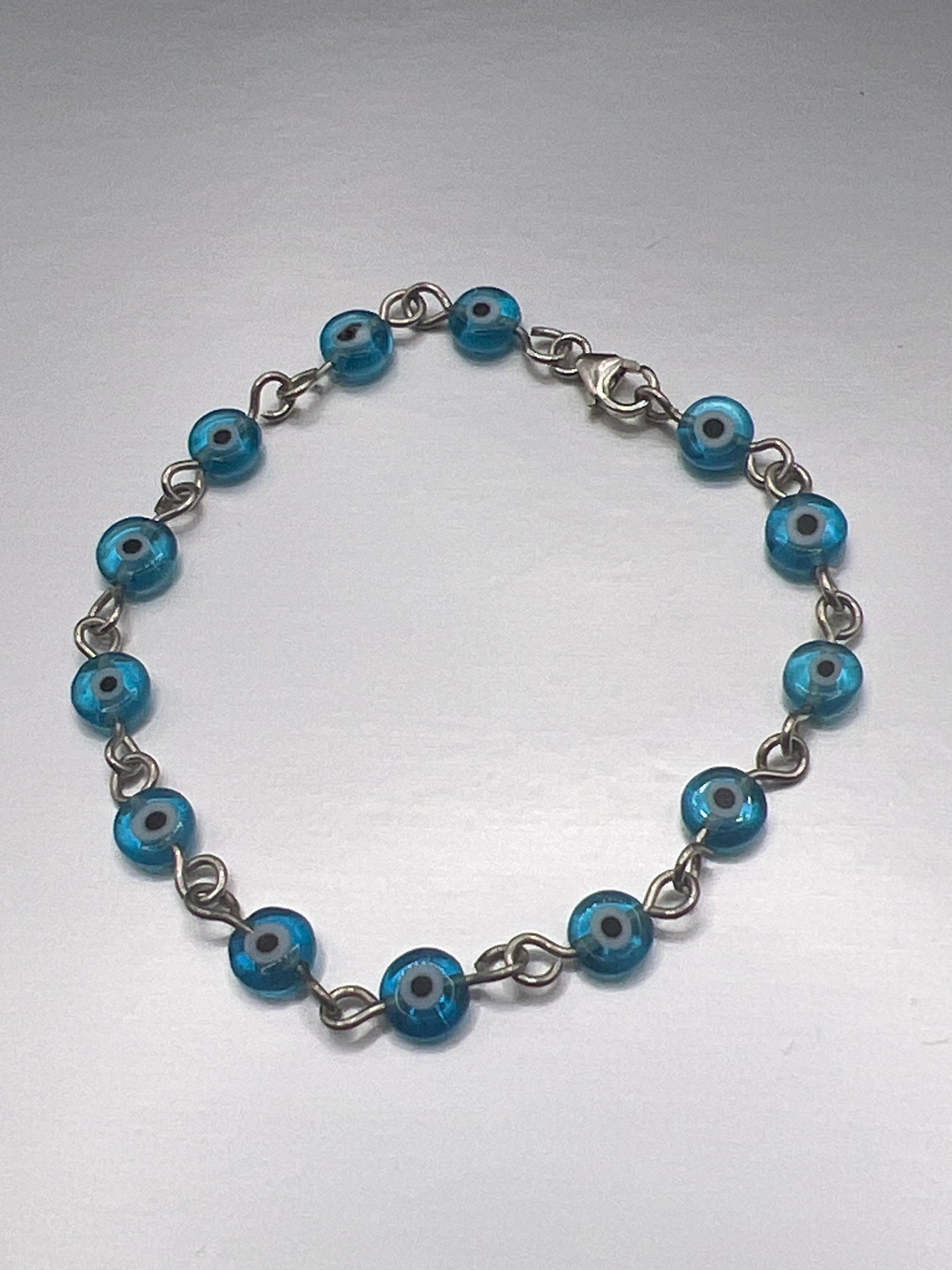 Light Blue Evil Eye Bracelet