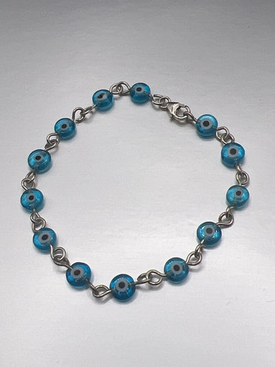 Light Blue Evil Eye Bracelet