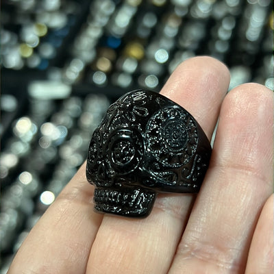 Black Skull Ring