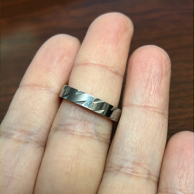 Wheel Band Ring in Stainless Steel