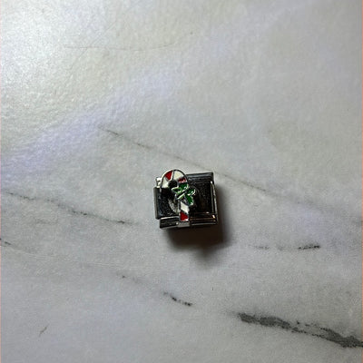 Holiday Candy Canes Italian Link Charm