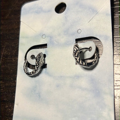 Snake Mini Hoop Earrings