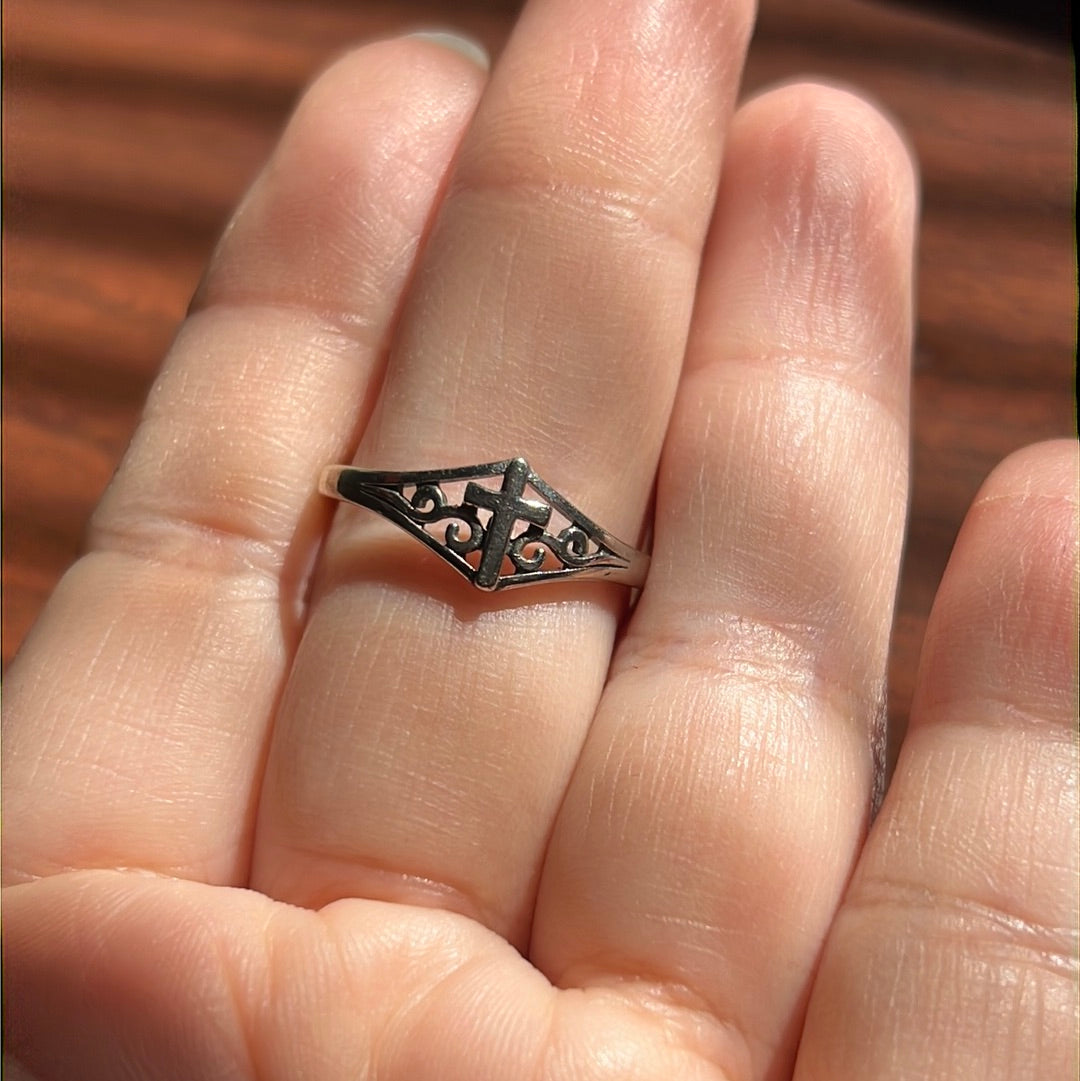 Cross Band Design Ring