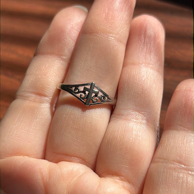 Cross Band Design Ring