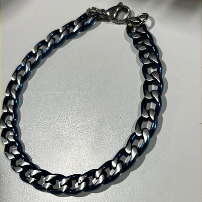 Silver with Blue Bracelet