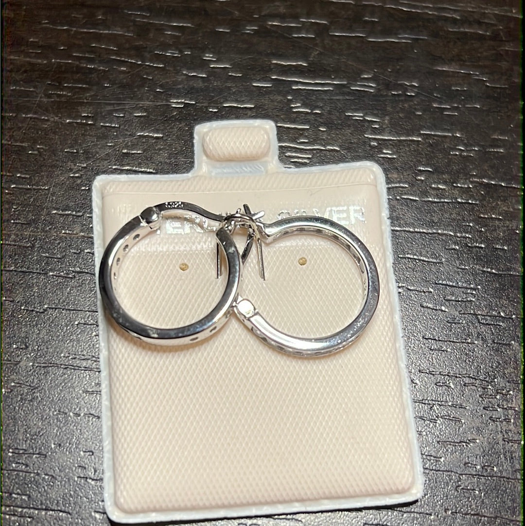 Cz Hoop Earrings