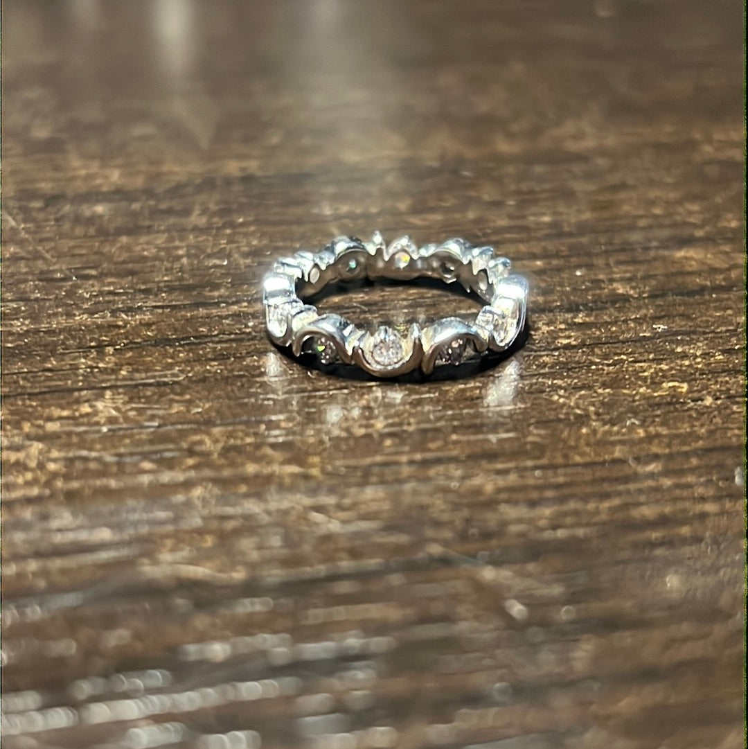 Cz Band Ring