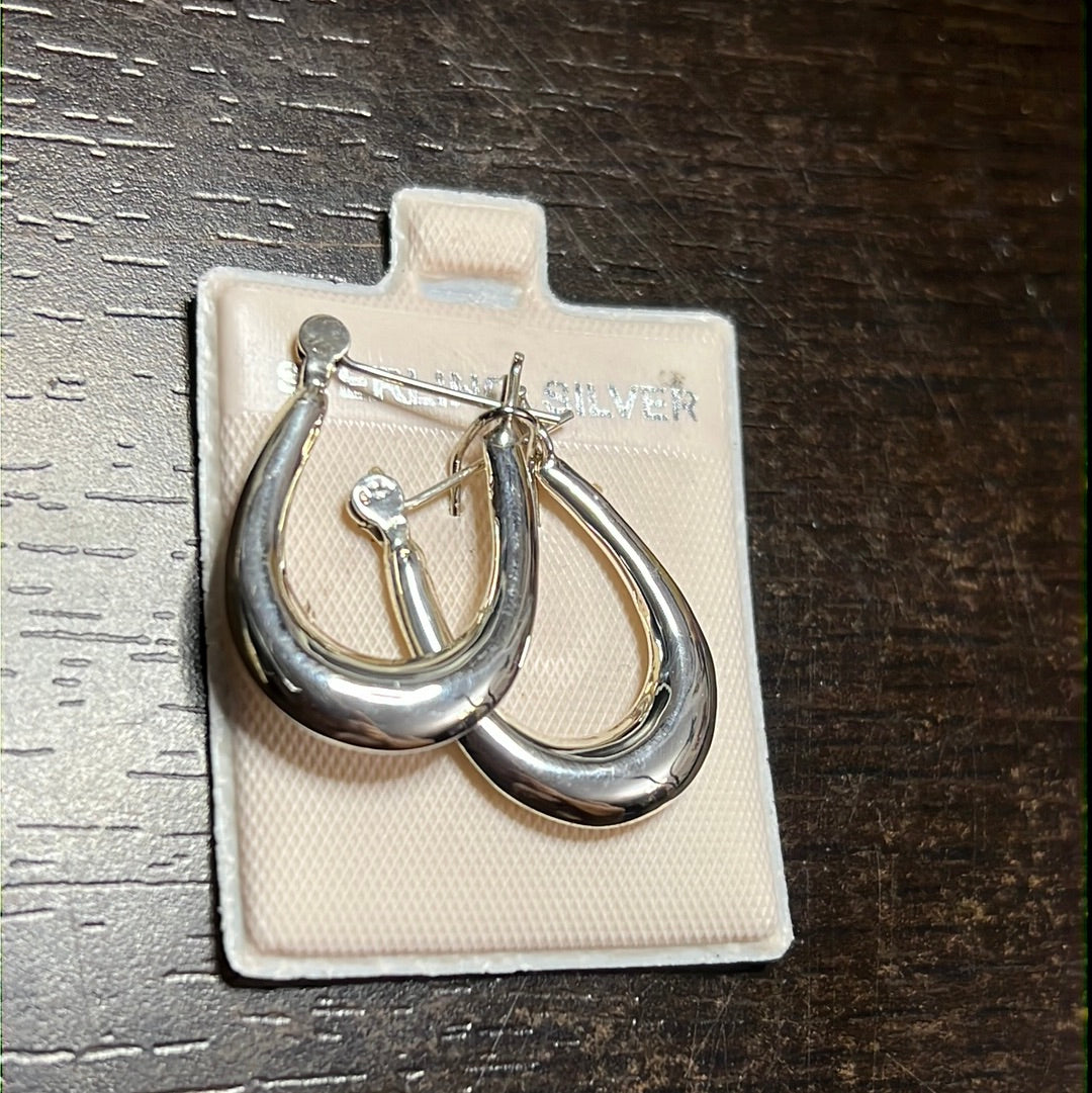 Drop Hoop Earrings