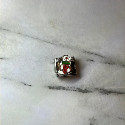 Christmas Stocking Sock Italian Link Charm