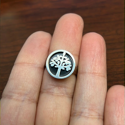 Family Tree Ring in Stainless Steel