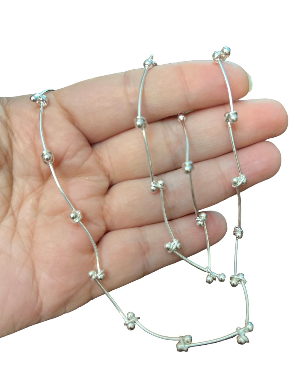 Bamboo Necklace & Bracelet Set