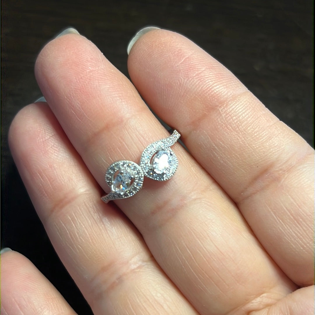 Cz infinity Style Ring