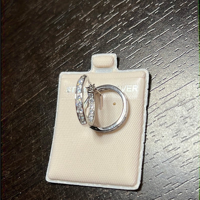 Cz Hoop Earrings
