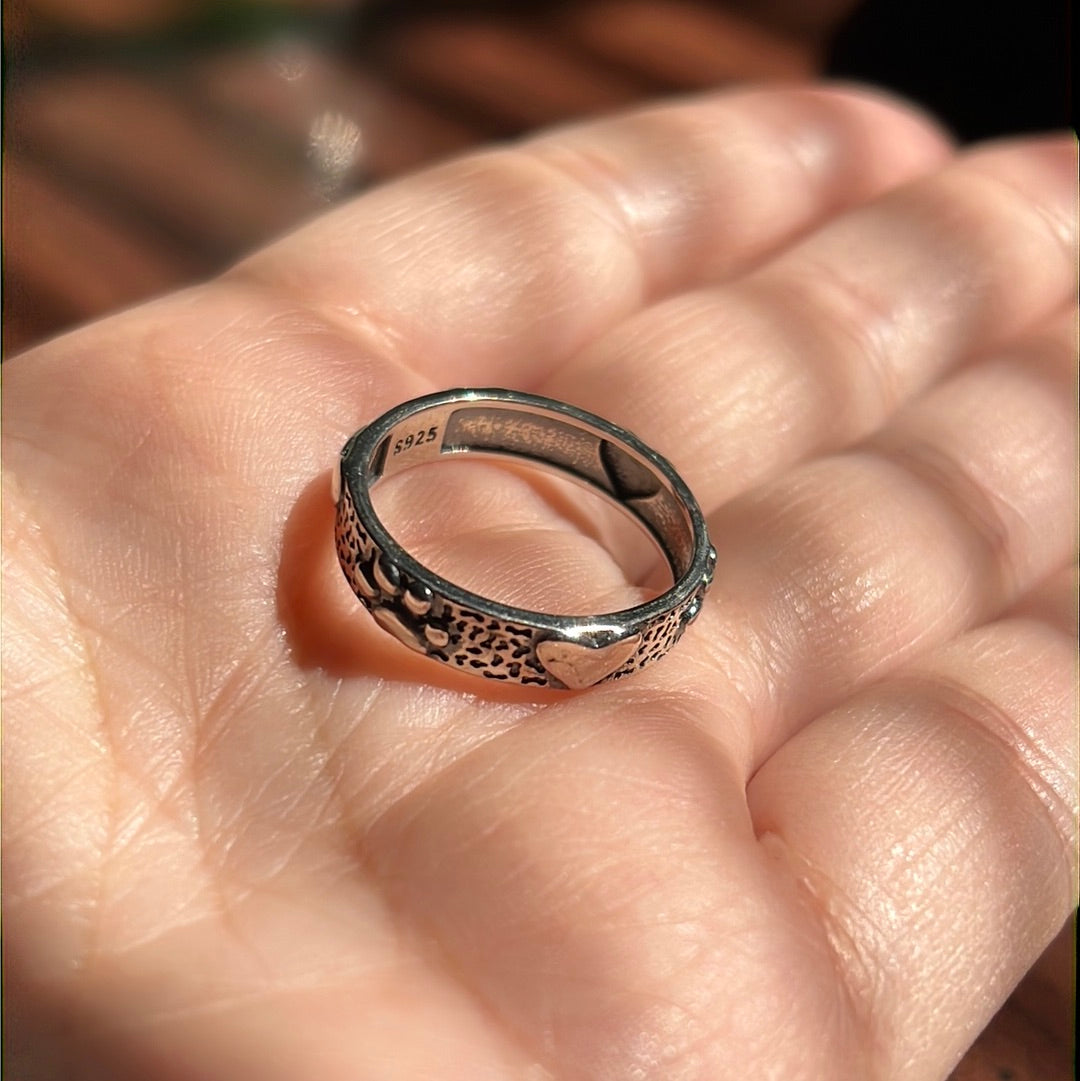 Paw & Heart Ring