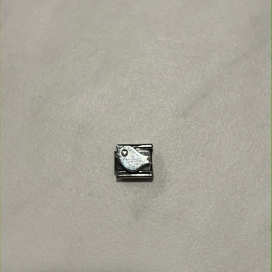 Bird Italian Link Charm