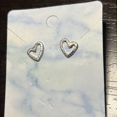 Heart Stud Earrings