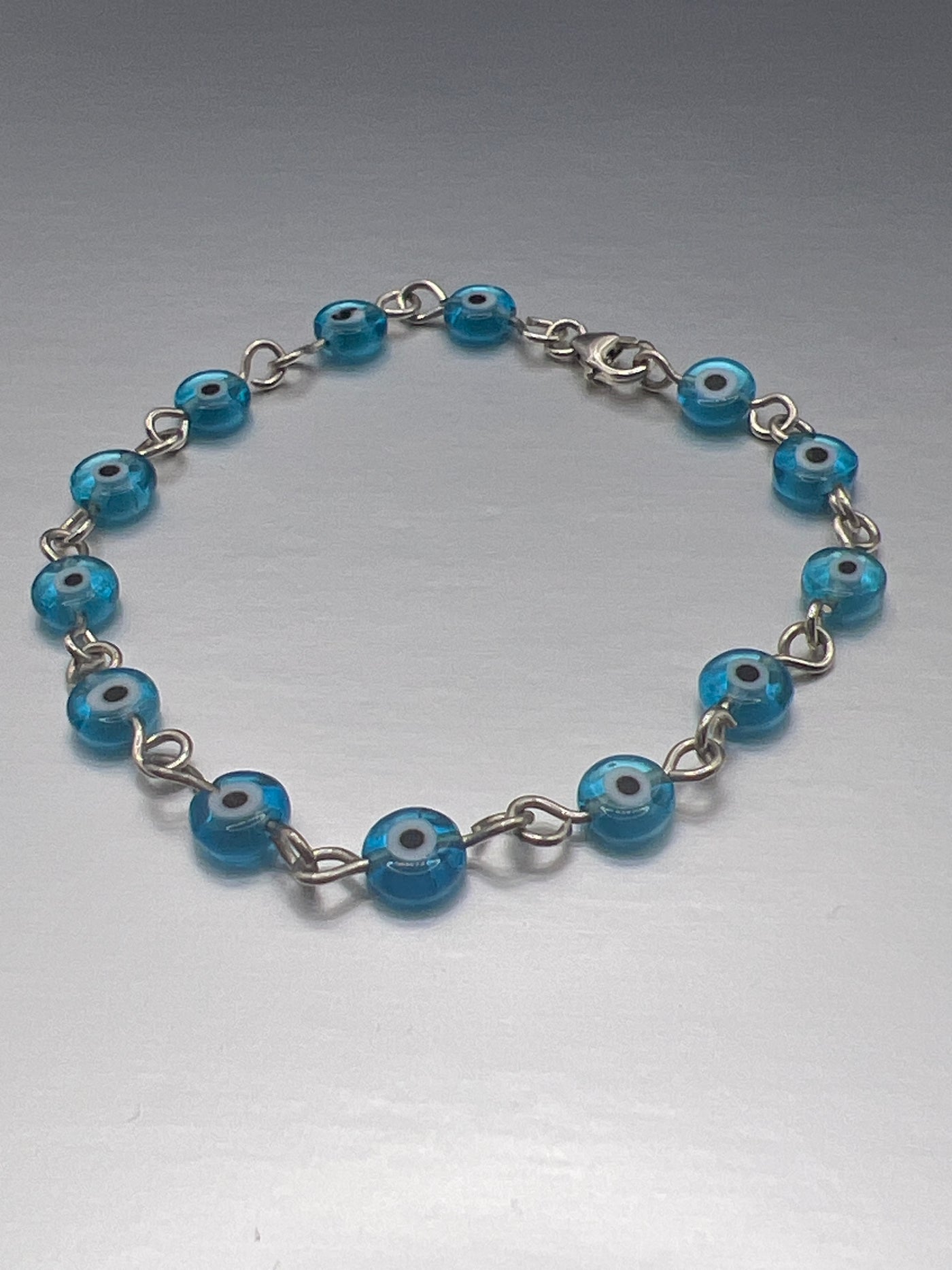 Light Blue Evil Eye Bracelet