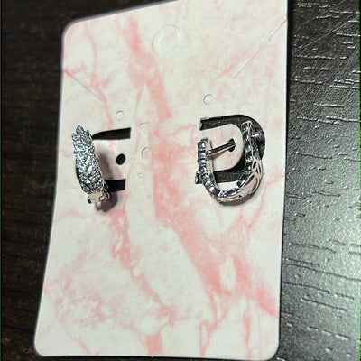 Cz Hoop Earrings