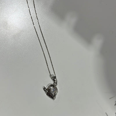 Cz Small Elephant Necklace