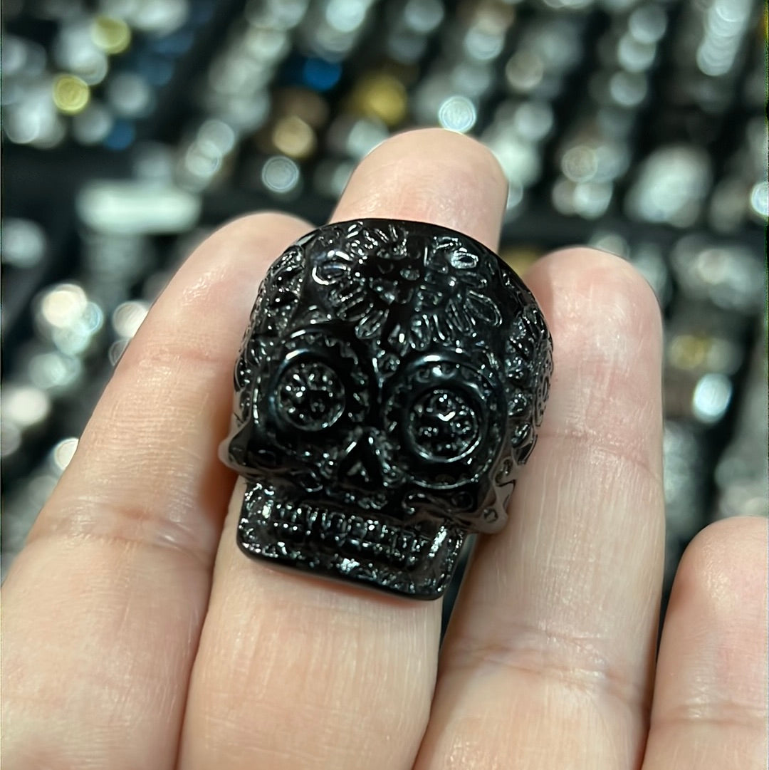 Black Skull Ring