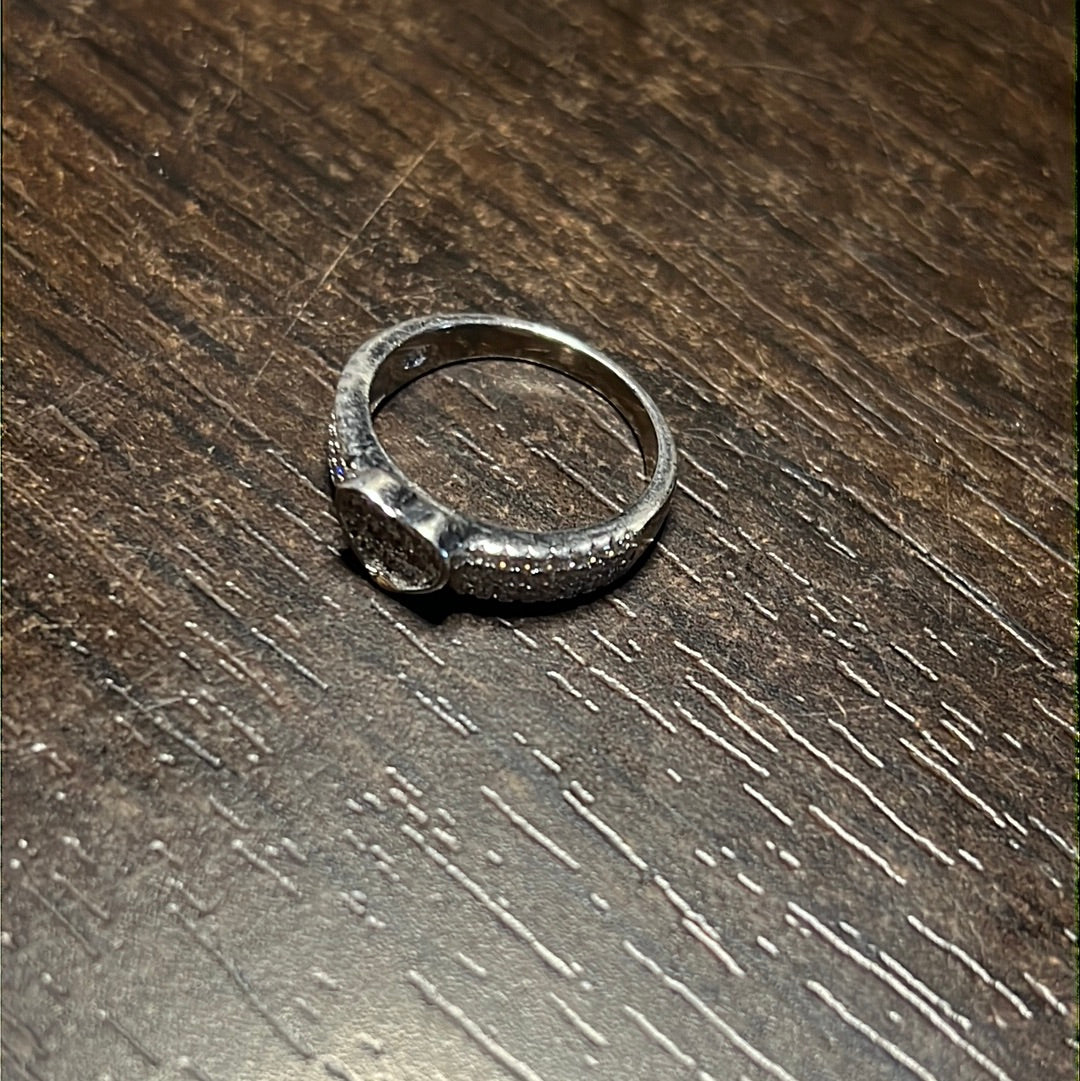 Cz Heart Ring