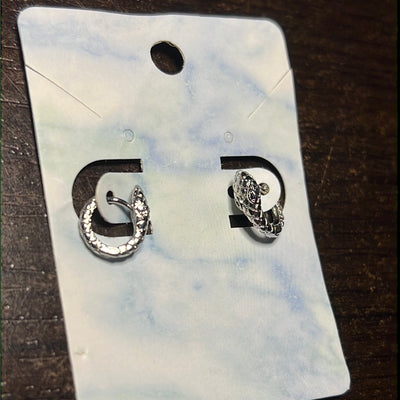 Snake Mini Hoop Earrings