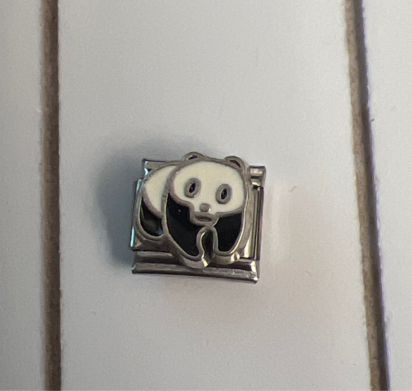 Panda Bear Italian Link Charm