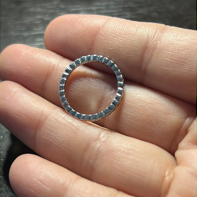 Cz Green Band Ring