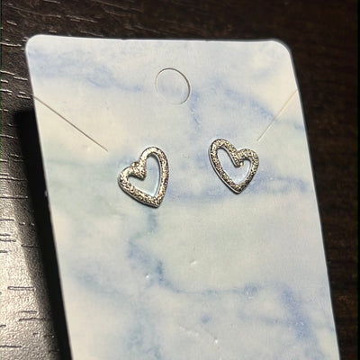 Heart Stud Earrings