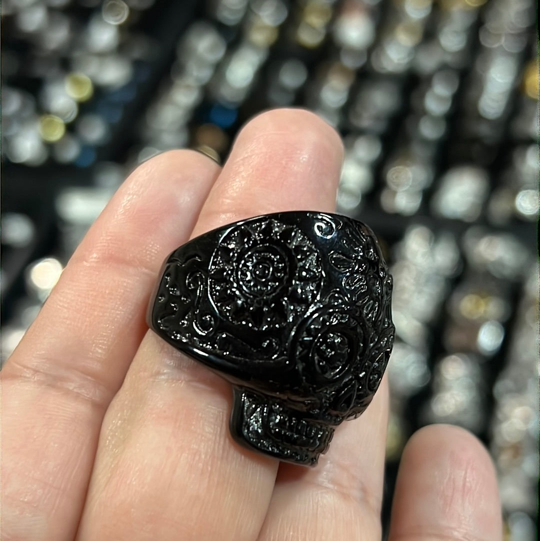 Black Skull Ring