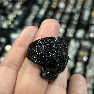 Black Skull Ring