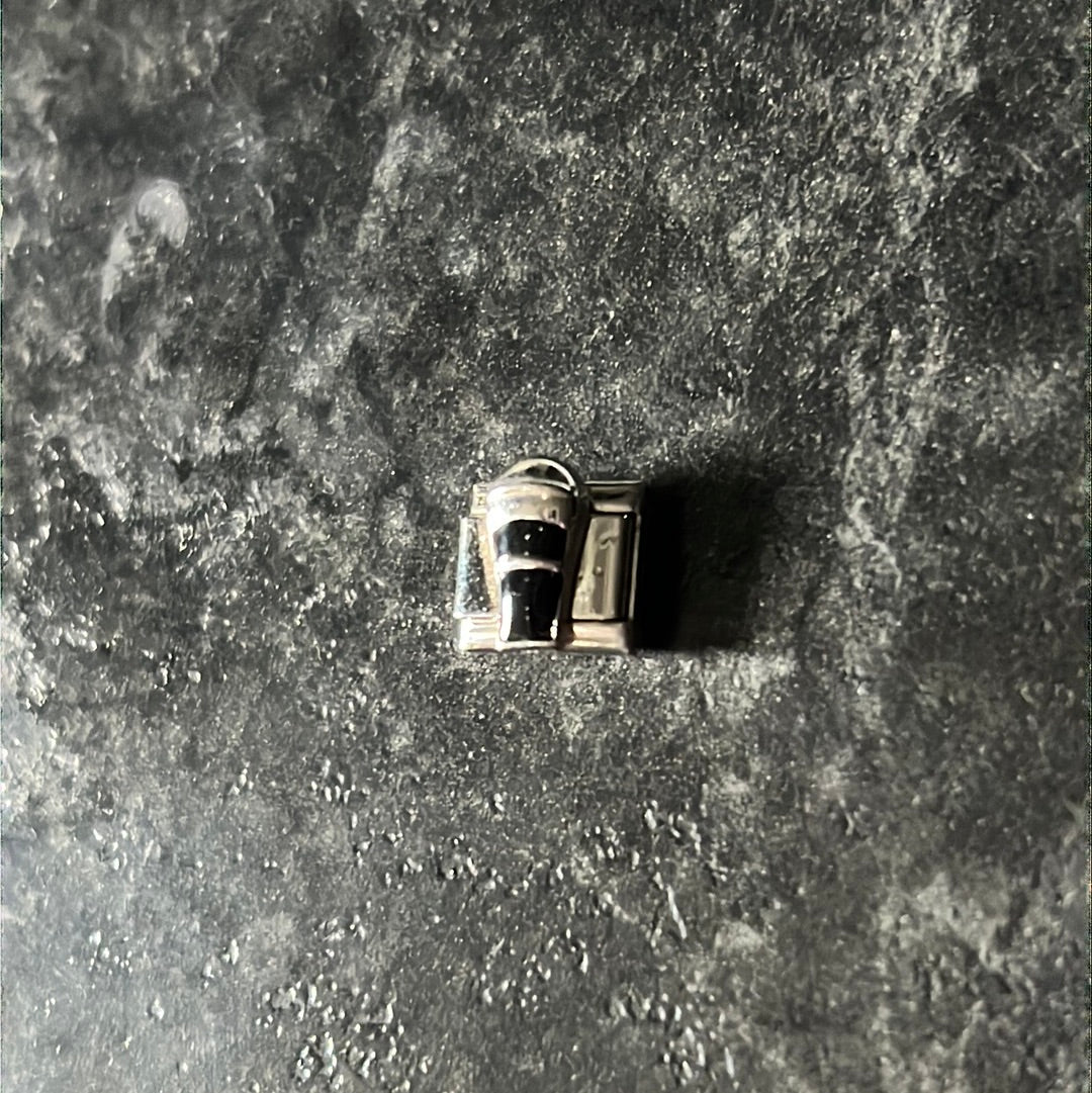 Coffee Cup Italian Link Charm