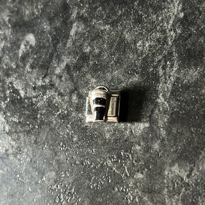 Coffee Cup Italian Link Charm