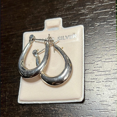 Drop Hoop Earrings