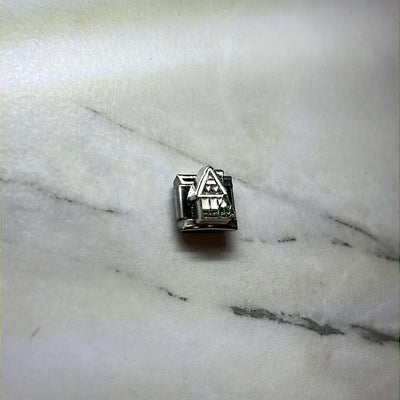 Santa House Italian Link Charm