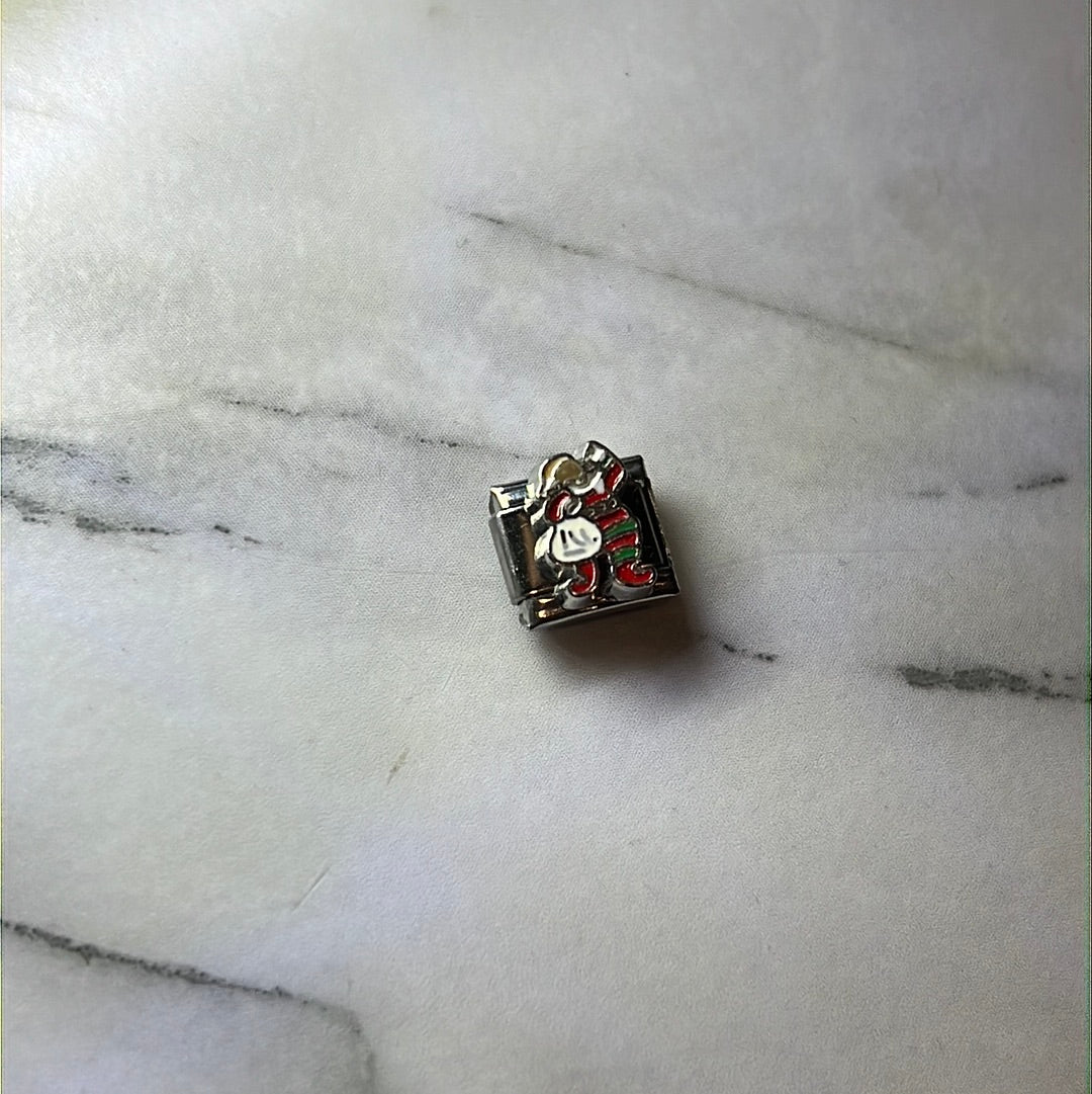 Santa Claus Italian Link Charm