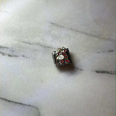 Santa Claus Italian Link Charm