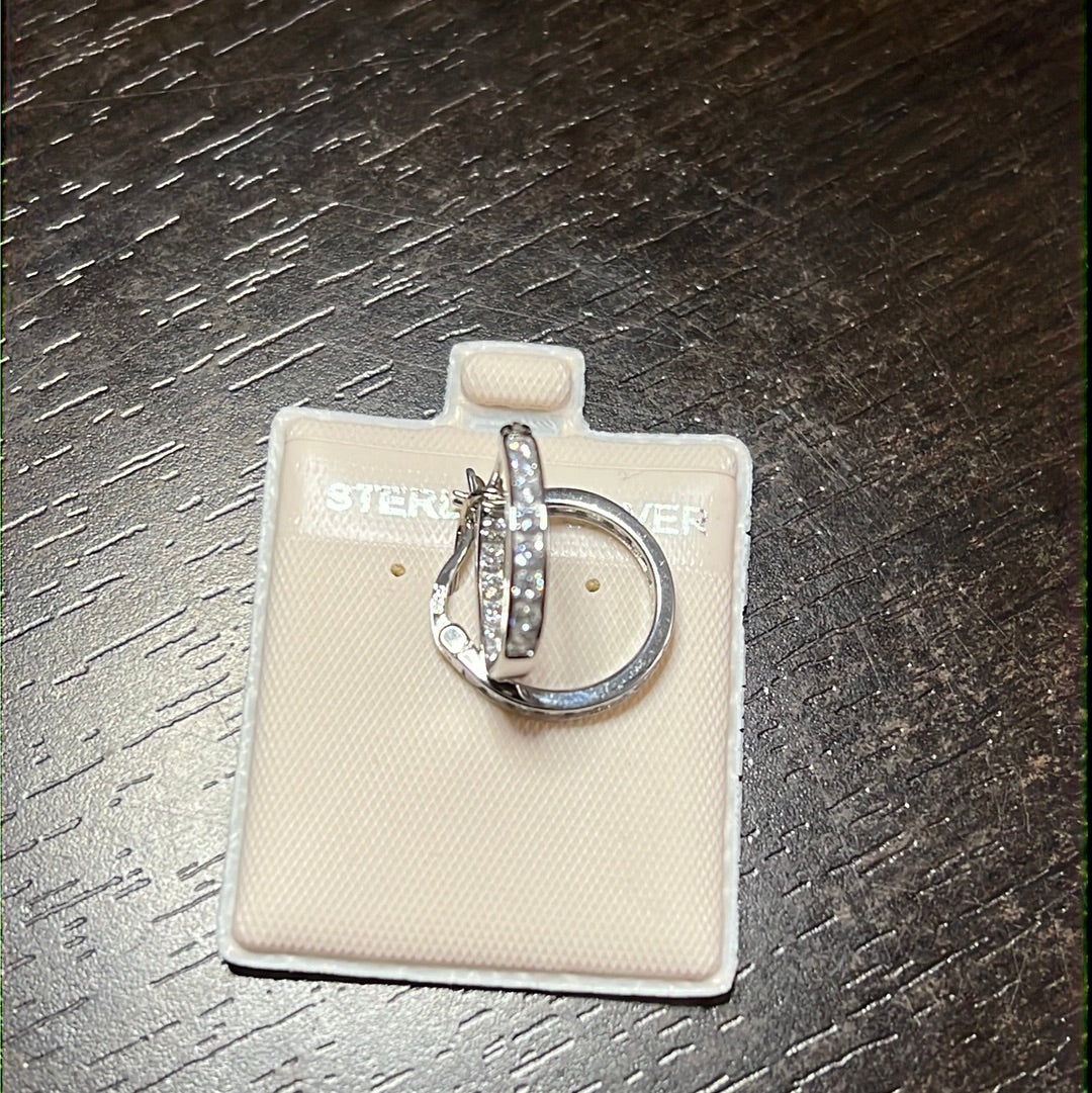 Cz Hoop Earrings