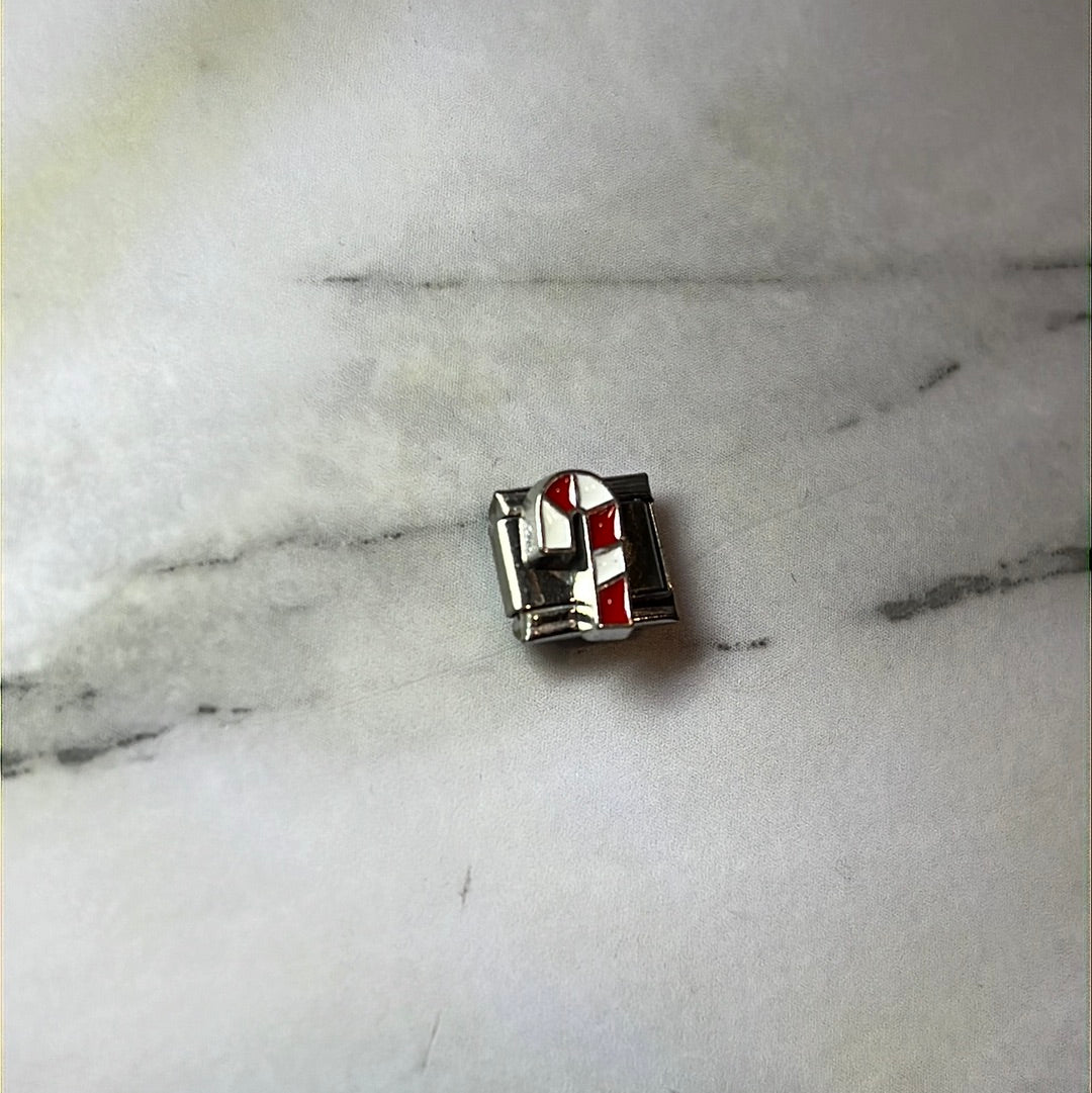 Candy Canes Italian Link Charm