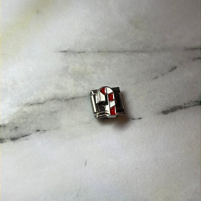 Candy Canes Italian Link Charm
