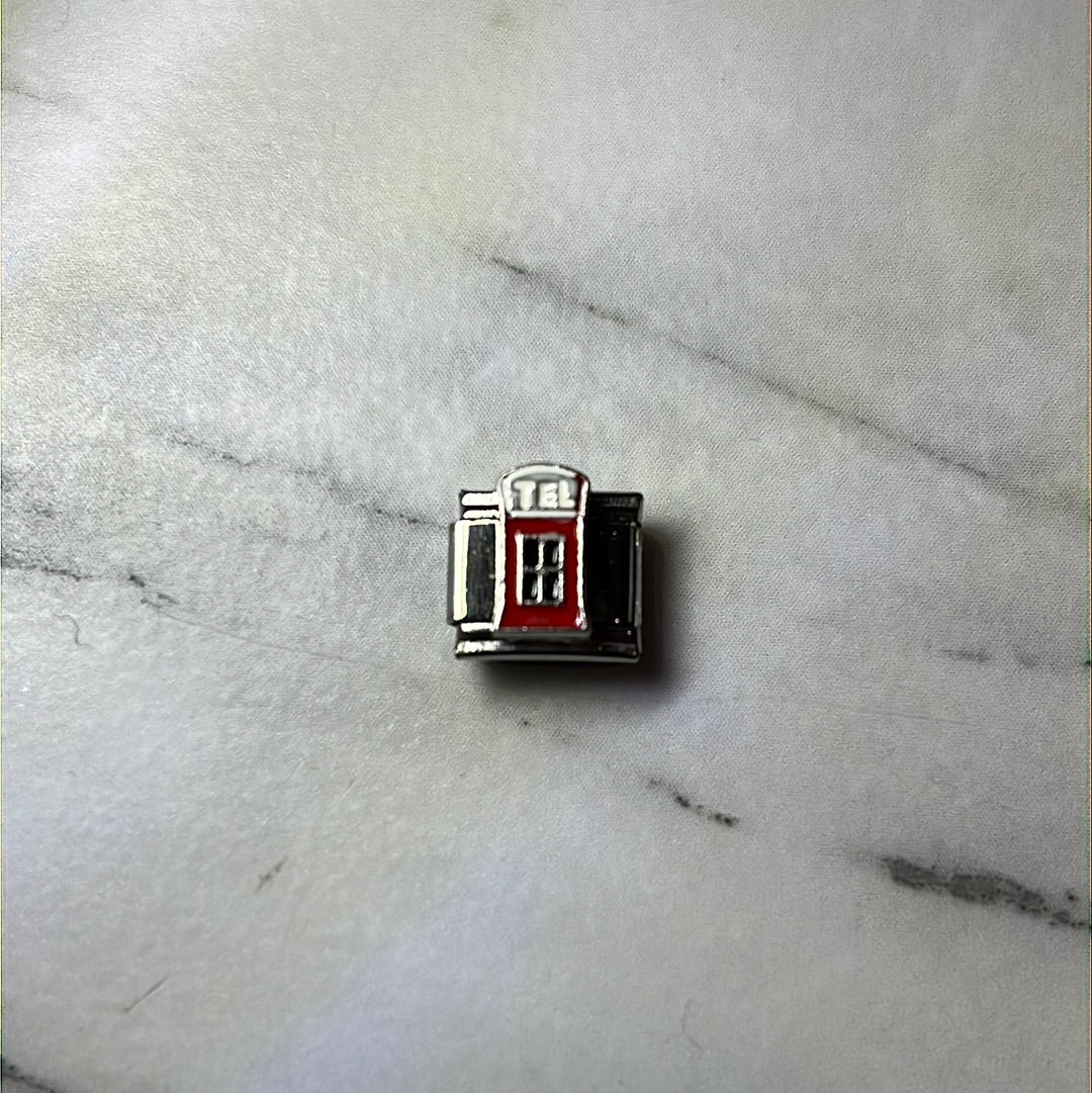 Telephone Station Italian Link Charm