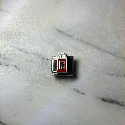Telephone Station Italian Link Charm
