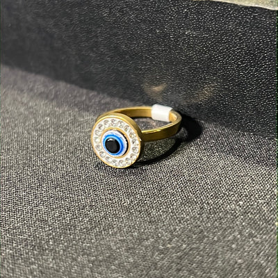 Gold Evil Eye Ring