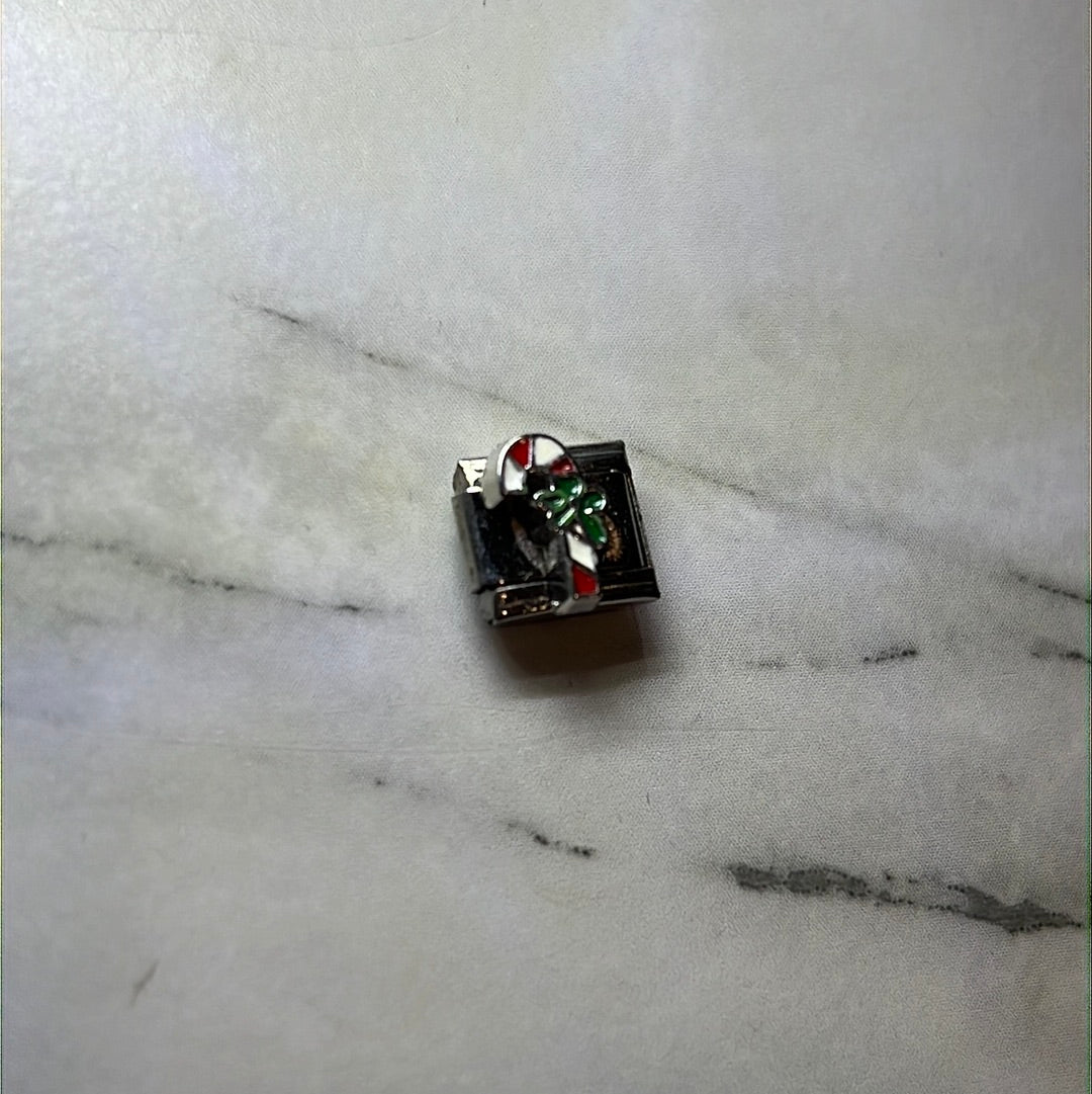 Holiday Candy Canes Italian Link Charm