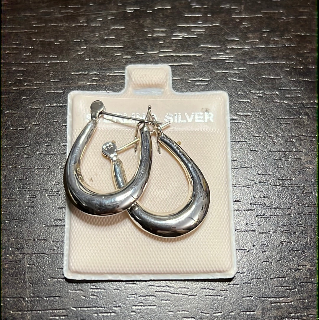 Drop Hoop Earrings