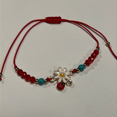 Daisy with LadyBug Bracelet