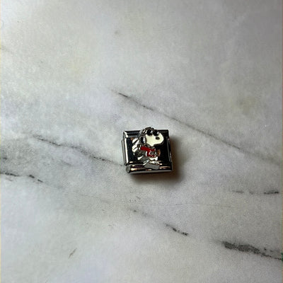 Snoopy Dog Italian Link Charm