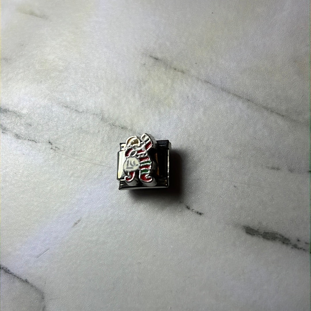 Santa Claus Italian Link Charm
