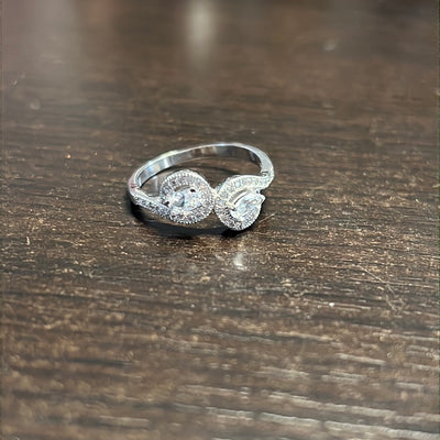 Cz infinity Style Ring