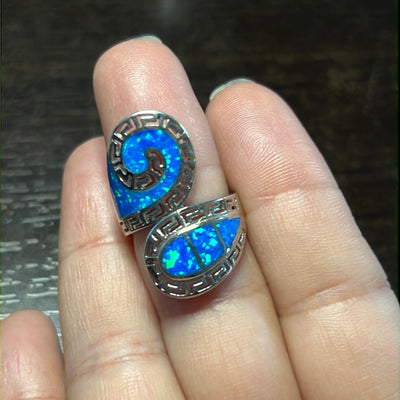 Design Blue Opal Ring